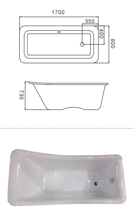 （2） C-3013 -Europe-Style Irregular Shape Acrylic Freestanding Bathtub, White.jpg