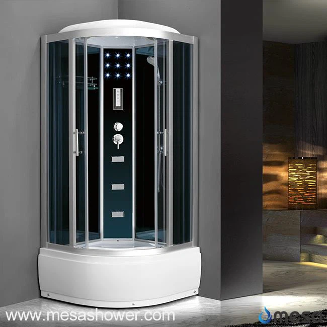 Sala de cabina de dutxa d'hidromassatge d'alta safata amb portes corredisses M-500-B