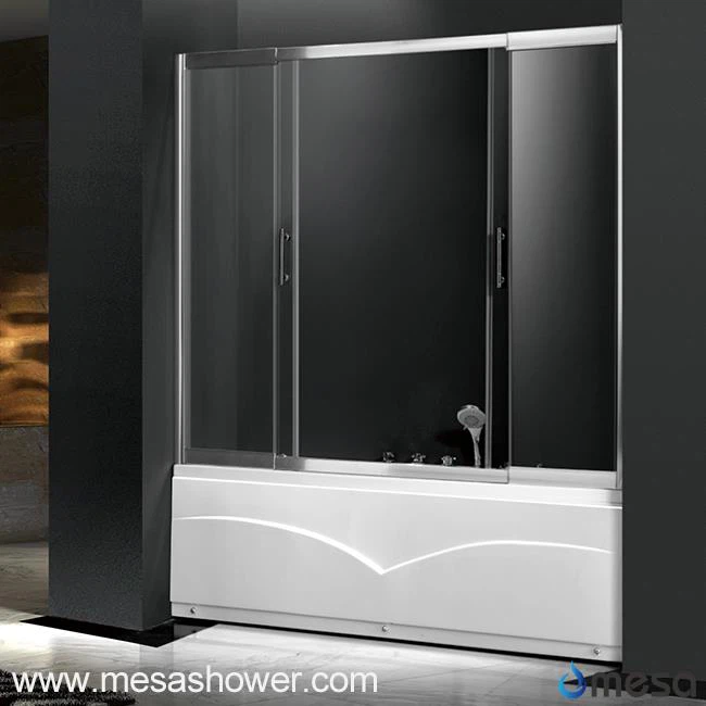 Dutxa i banyera Combo amb marc d'alumini