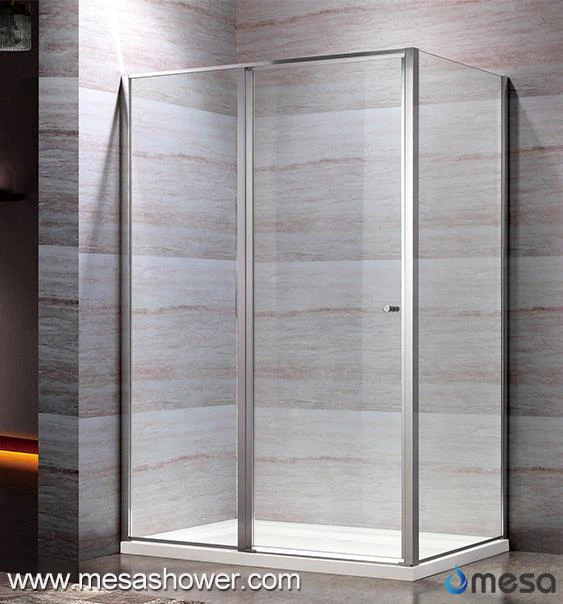 Pivot rectangular transparent sense marc Xina Caixa de dutxa de venda calenta per a un lliurament ràpid