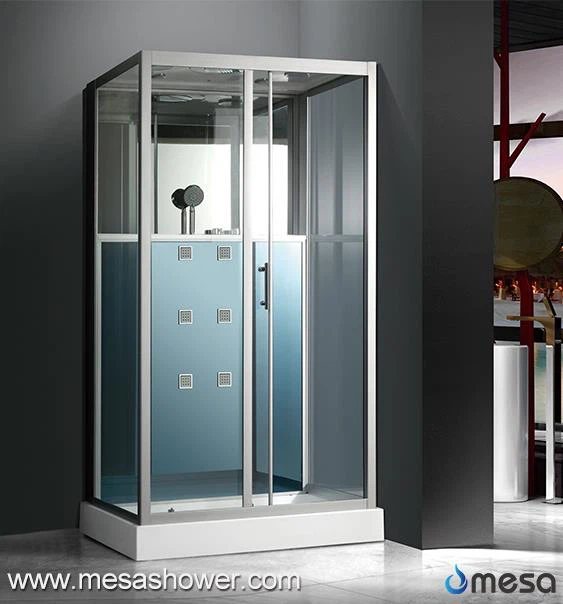 Cures de dutxa amb funció de porta i massatge a la venda de banys