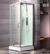 Millor tipus de cantonada de bany Cabines de dutxa amb porta de pivot