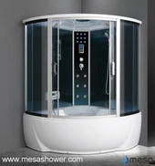 Gran cantonada de dutxa bàsica amb banyera