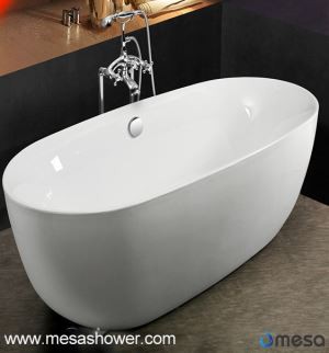 Moderna i senzilla moderna de nova arribada amb banyera d'immersió acrílica ovalada