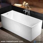 Bañadora rectangular acrílica independent sense costures MEC3169