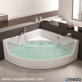 Esquadró de luxe Round Industry Whirlpool Jetted Massage Acrylic Fiberglass Glass Corner Large Hot Tub Bathtub Bath with Cheap Price for a Sale