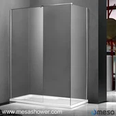 Conjunt de dutxa Walk-in de disseny popular sense porta