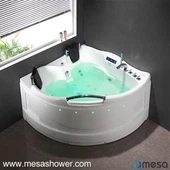 2017 ABS Corner Luxury Sector Mordern Style Two 2 Person Jetted Massage Bathtub