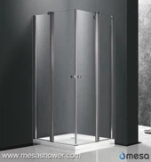 Racó rectangular sense marc Clar pivot swing Bany recinte de dutxa
