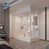 Casa de dutxa i lavabo prefabricats